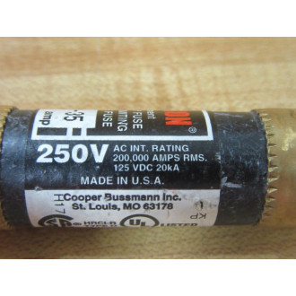 Fusetron FRN-R-35 Bussmann Fuse Cross Ref 4A452 (Pack of 6) - New No Box