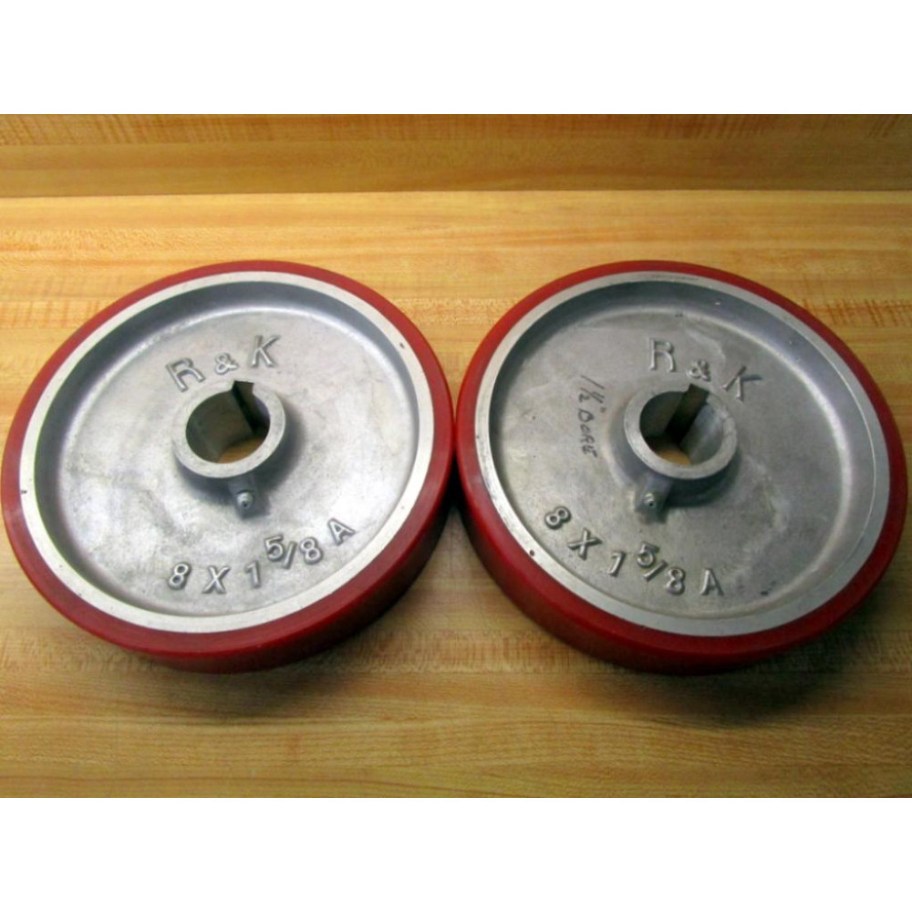 R & K 8 X 1 58 A Wheel WKW 8X158A (Pack of 2) - New No Box
