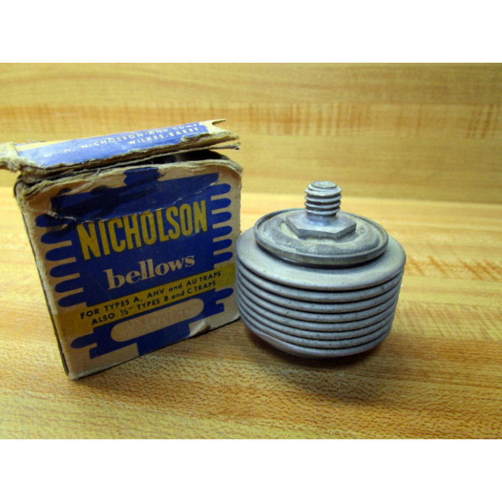 Nicholson Mfg U-66 Steam Trap Bellows Monel Assy. U66 Nicholson Mfg U-66 Steam Trap Bellows Monel Assy. U66