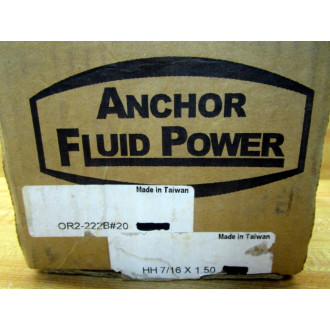 Anchor Fluid Power OR2-222B20 Hex Head Cap Screw Set HH 716 X 1.50 (Pack of 32)