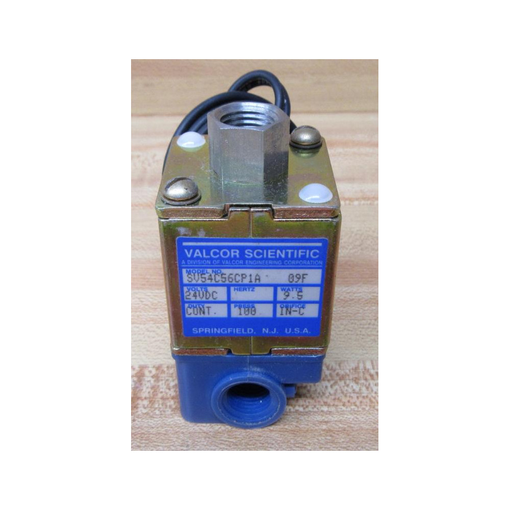 Valcor Scientific SV54V56CP1A Solenoid Valve - New No Box Valcor Scientific SV54V56CP1A Solenoid Valve - New No Box