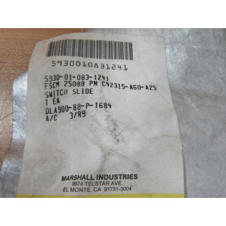 Marshall C42315-A60-A25 Switch Slide C42315A60A25 (Pack of 4)