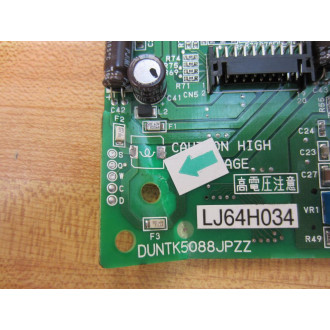 Sharp LJ64H034 Circuit Board - Parts Only