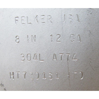 Felker HT720464HTO Buttweld 45° Elbow - New No Box