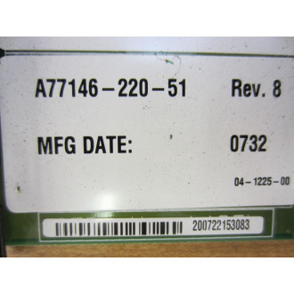 Allen Bradley A77146-220-51 Circuit Board A7714622051 063-00173-0004 Rev.00 - Parts Only