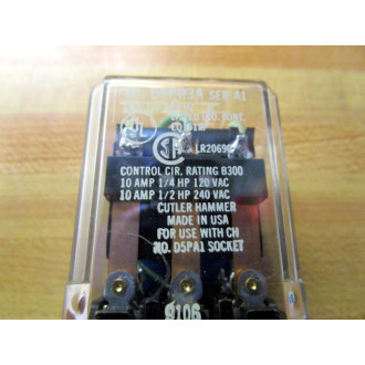 Cutler Hammer D5PR3A Relay 3PDT - New No Box