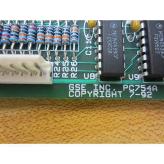 GSE PC754A Circuit Board 40-20-16044 - Used