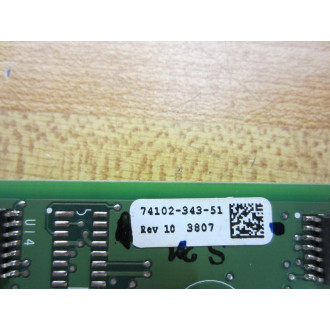 Allen Bradley 74102-343-51 Circuit Board 7410234351 Rev.10 - Used