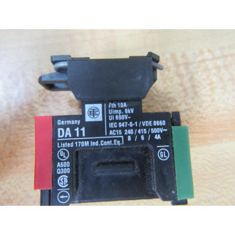 Schneider 9001-DA11 Square D Contact Block - New No Box