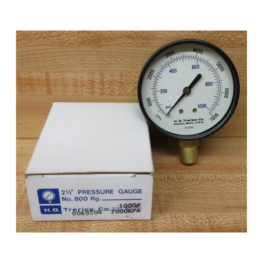 H.O. Trerice Co D069204 Pressure Gauge H.O. Trerice Co D069204 Pressure Gauge