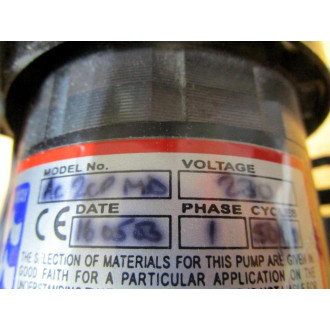 March May AC 2CP MD Pump AC2CPMD - Used March May AC 2CP MD Pump AC2CPMD - Used