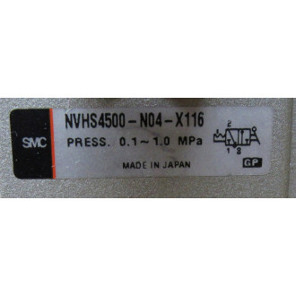 SMC NVHS4500-N04-X116 Valve NVHS4500N04X116 - New No Box