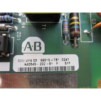 Allen Bradley 40845-202-51 1747-DCM Board A40845-202-51 - Used