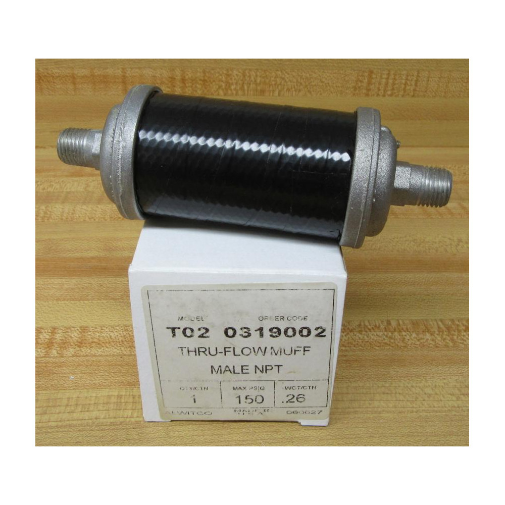 Alwitco 0319002 Thru-Flow Muffler