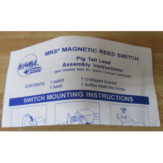 Bimba MRS-.087-B-09 Reed Switch MRS087B09