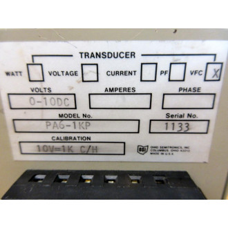 OSI Ohio Semitronics PA6-1KP Analog-Pulse Integrator PA61KP - New No Box