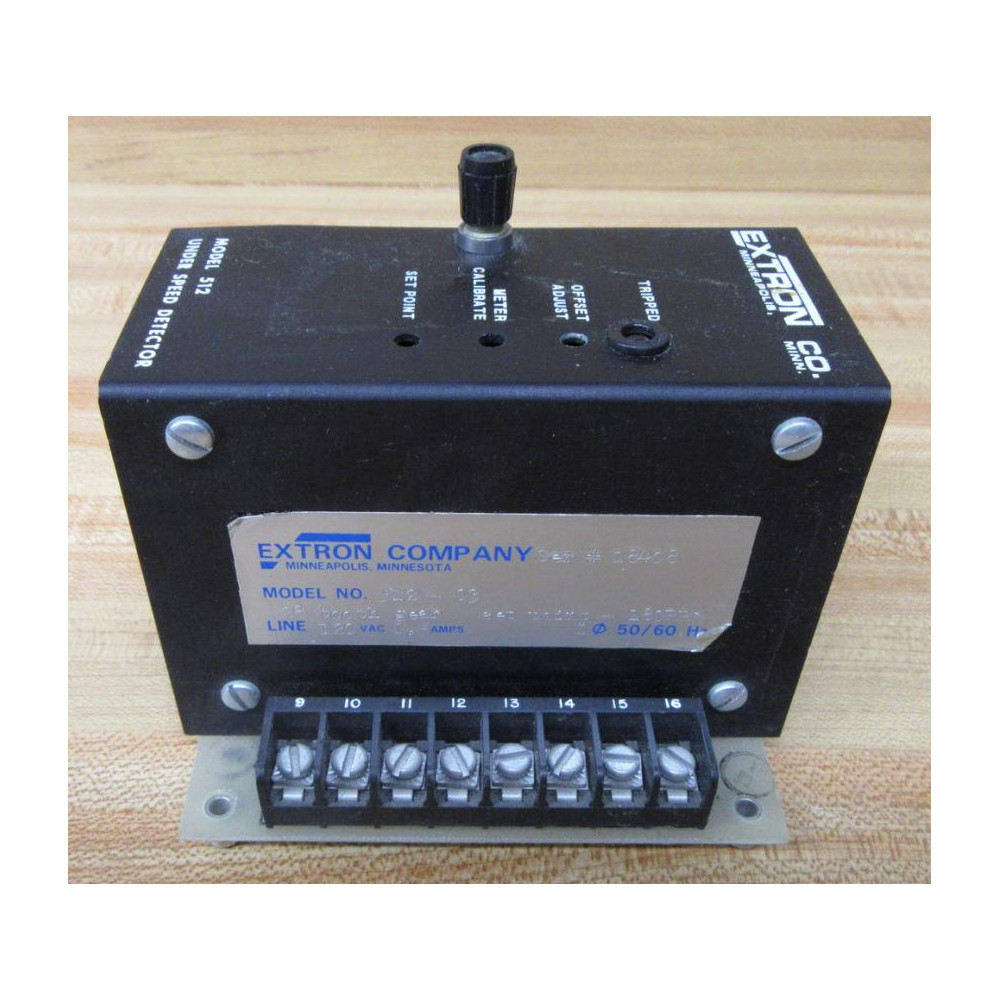 Extron 512-3 Under Speed Detector 5123 - Used