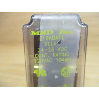 MSD 219ABAPL 24-28VDC Magnecraft Struthers Dunn Relay - Used