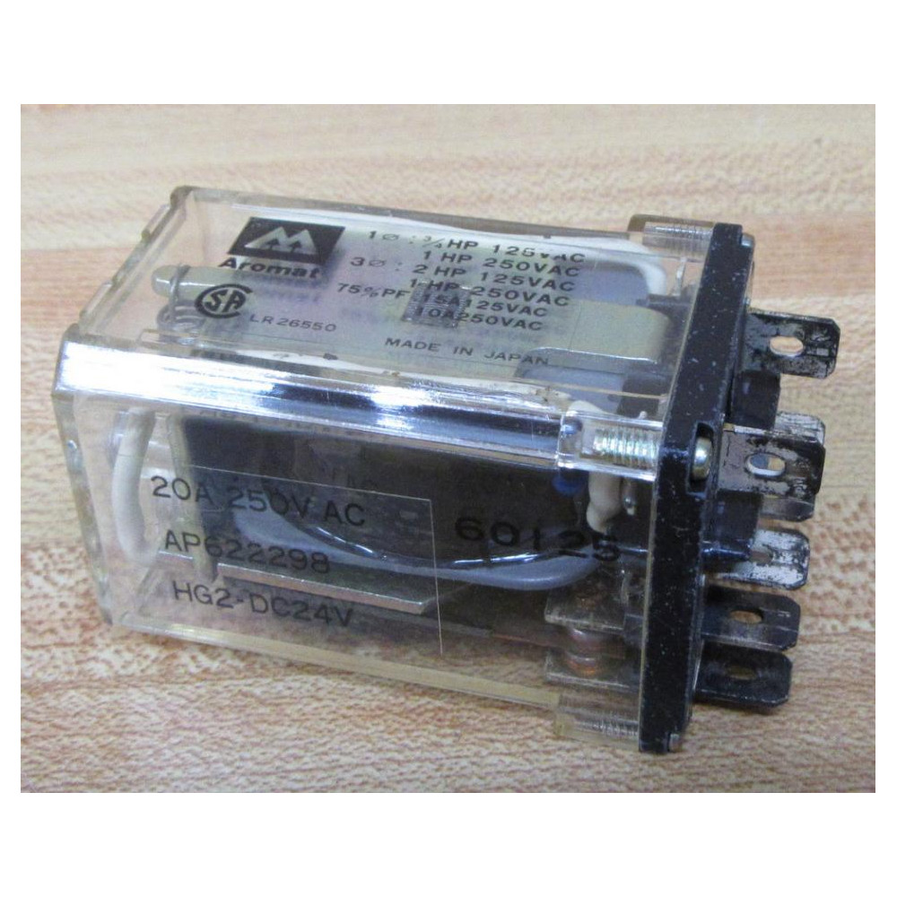 Aromat HC2-DC24V Relay HC2DC24V - Used