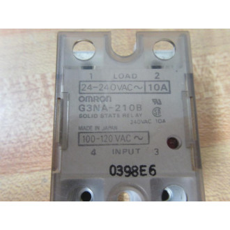Omron G3NA-210B Relay G3NA210B wo Screws 24-240VAC (Pack of 2) - Used