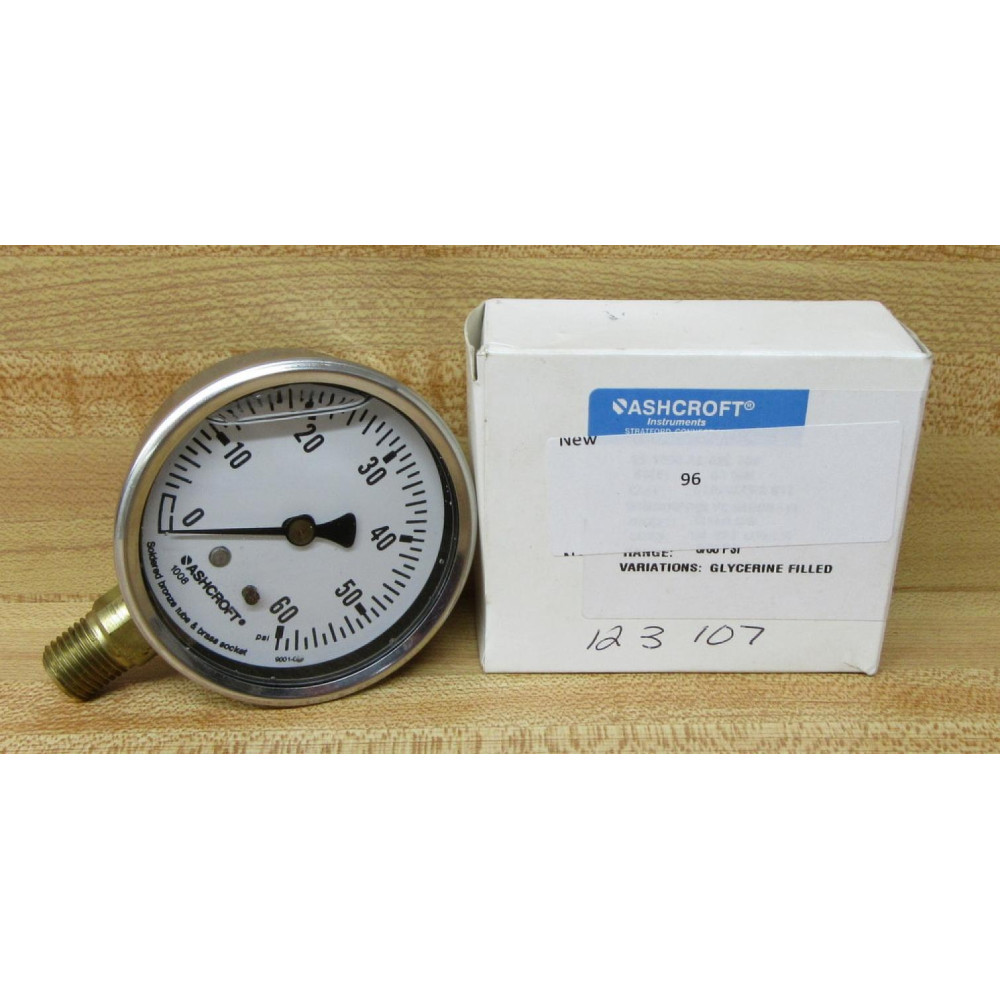 Ashcroft 63 1008 AL 02L 60 Gauge 631008AL02L60 Ashcroft 63 1008 AL 02L 60 Gauge 631008AL02L60