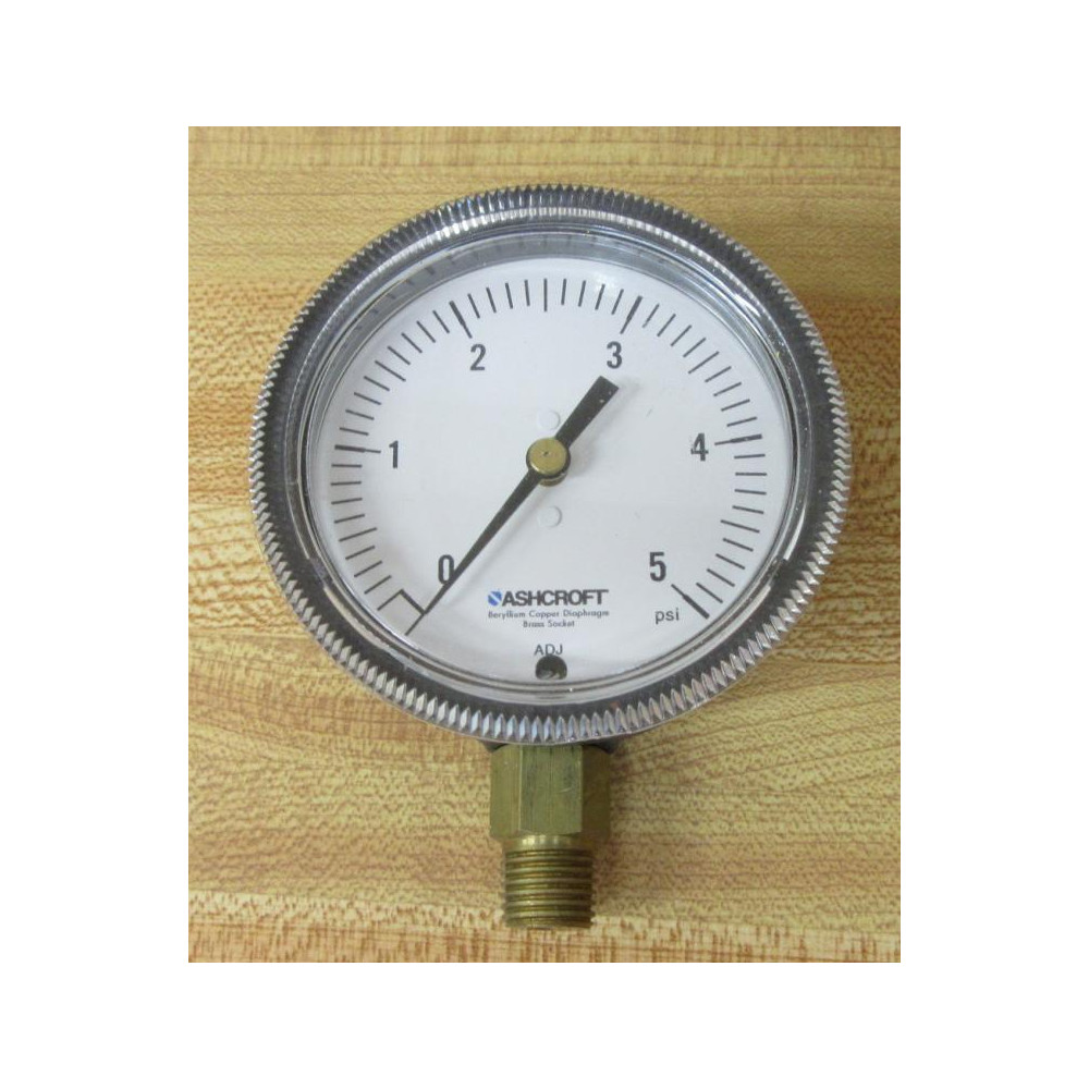 Ashcroft 25-1490-A-02L-5 Gauge 251490A02L5 - New No Box Ashcroft 25-1490-A-02L-5 Gauge 251490A02L5 - New No Box