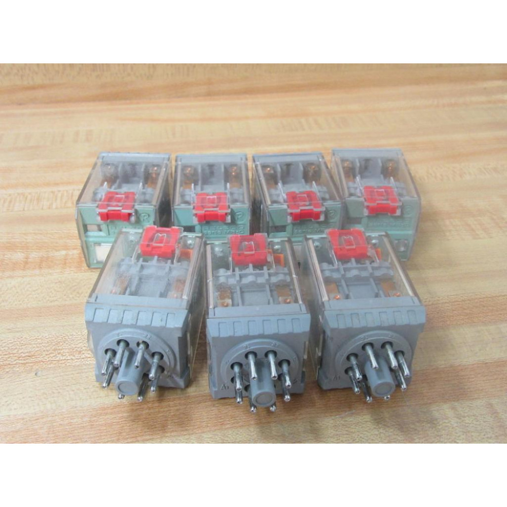 Releco C2-A20X120V AC Turck Relay C2A20X Coil: 240VAC (Pack of 7) - Used
