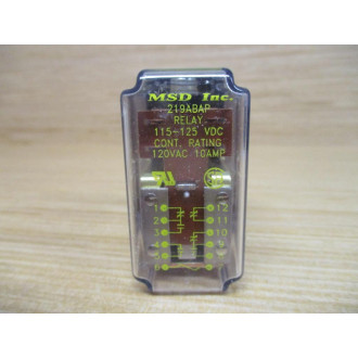 MSD 219ABAP-115125VDC Relay 219ABAP - New No Box
