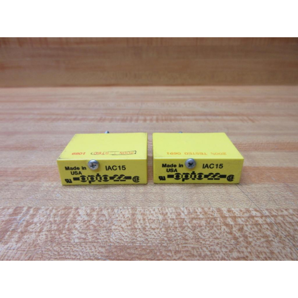 Opto 22 IAC15 Module 5 Pins IAC-15 (Pack of 2) - New No Box