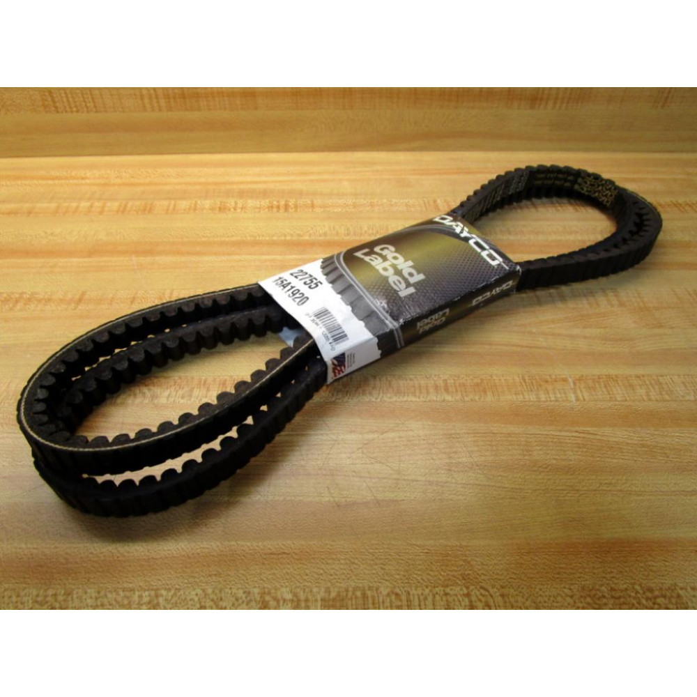 Dayco 22755 Cogged Gold Label Belt 15A1920 Dayco 22755 Cogged Gold Label Belt 15A1920
