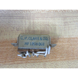 CP Clare HF1208D01 Blue Bead Relay 3310302-2 (Pack of 6) - Used