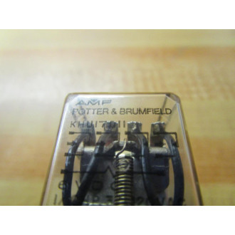 AMF Potter & Brumfield KHU17D11-6V DC Relay KHU17D11-6VDC - New No Box