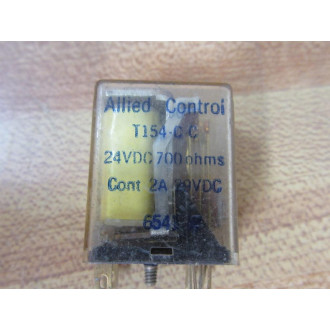 Allied Control T154-C-C 24VDC Relay T154CC24VDC (Pack of 7) - Used
