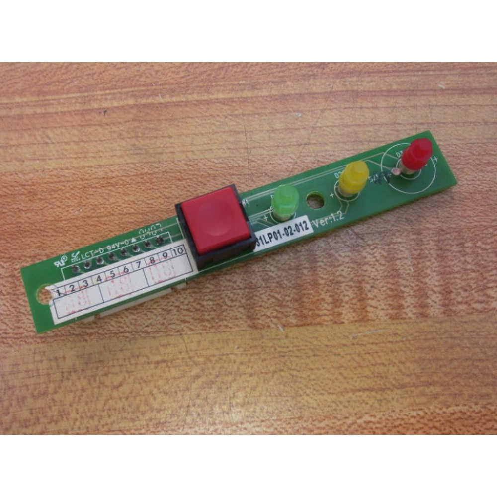 Generic 131LP01-02-012 Circuit Board 131LP0102012 - Used Generic 131LP01-02-012 Circuit Board 131LP0102012 - Used