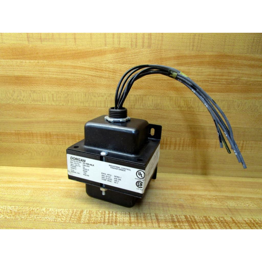 Dongan 33-100-HLK Industrial Control Transformer 33100HLK - New No Box Dongan 33-100-HLK Industrial Control Transformer 33100HLK - New No Box