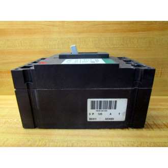 General Electric TED134125 Industrial Circuit Breaker Cracked Housing - Used