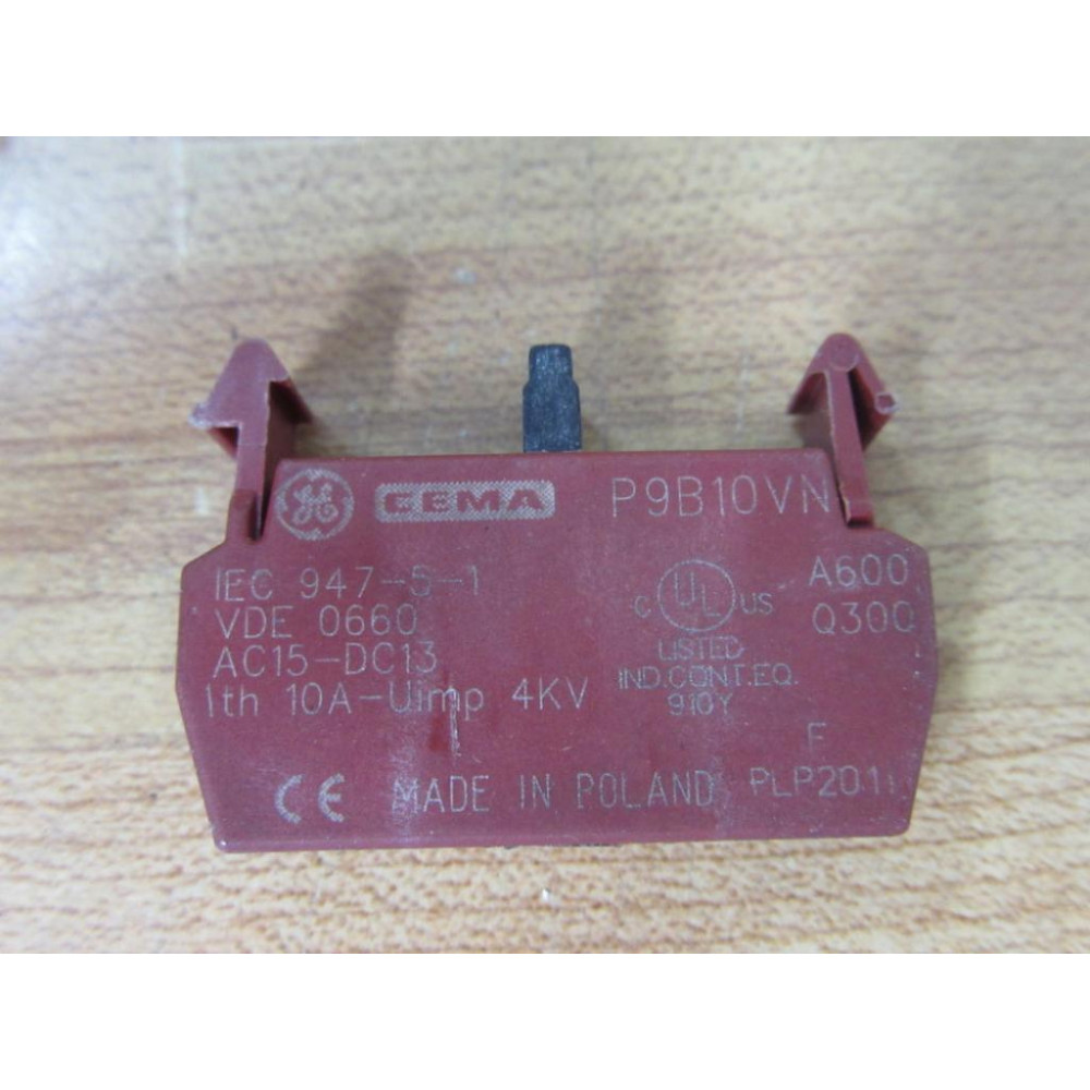 General Electric P9B10VN Contact Block - Used