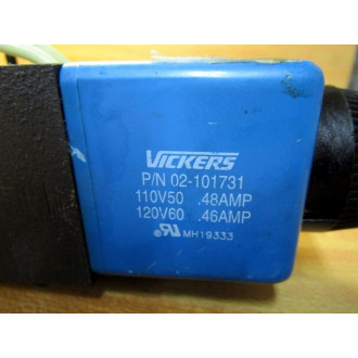 Vickers 02-101731 Coil 02101731 Dual Coils WValve Body - Used