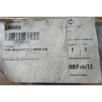 Markem-Imaje EN6450 Recovery Tray - New No Box
