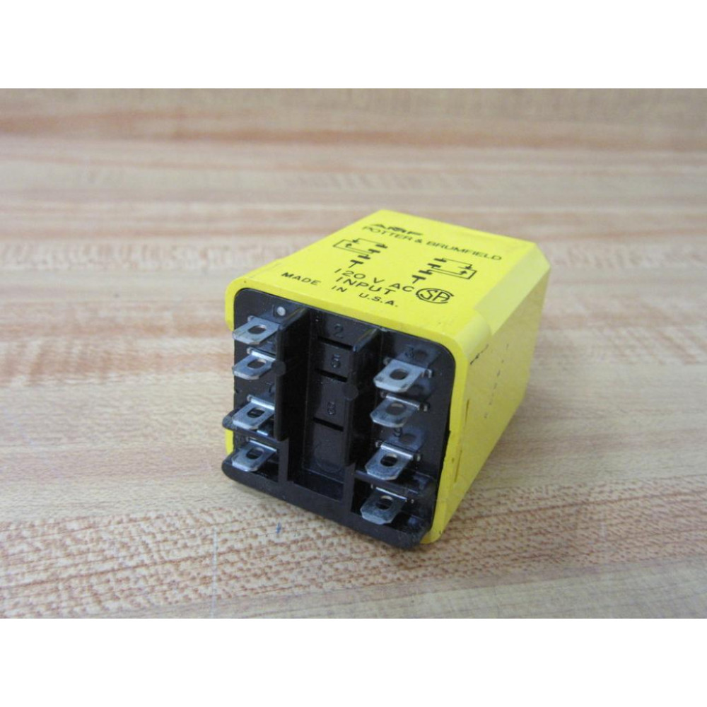 AMF Potter & Brumfield CUA-41-70005 Relay CUA-41-70005-120V AC Chip - Used AMF Potter & Brumfield CUA-41-70005 Relay CUA-41-70005-120V AC Chip - Used