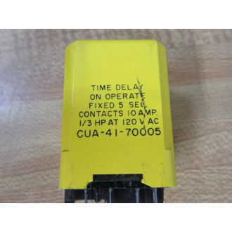 AMF Potter & Brumfield CUA-41-70005 Relay CUA-41-70005-120V AC Chip - Used AMF Potter & Brumfield CUA-41-70005 Relay CUA-41-70005-120V AC Chip - Used