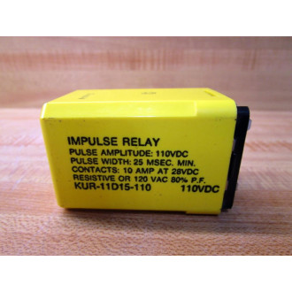 AMF Potter & Brumfield KUR-11D15-110 Impulse Relay KUR11D15110 - New No Box