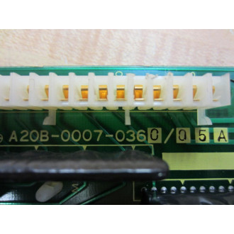 Fanuc A20B-0007-0360 Servo Drive PCB WPower Supply A20B-0007-036006A - Used