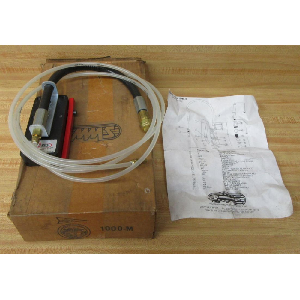 Michigan Manufacturing Service 1000-M Jet-Set 1000M Michigan Manufacturing Service 1000-M Jet-Set 1000M