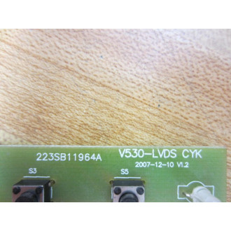 V530-LVDS CYK Keyboard V530LVDSCYK 223SB11964A - Used