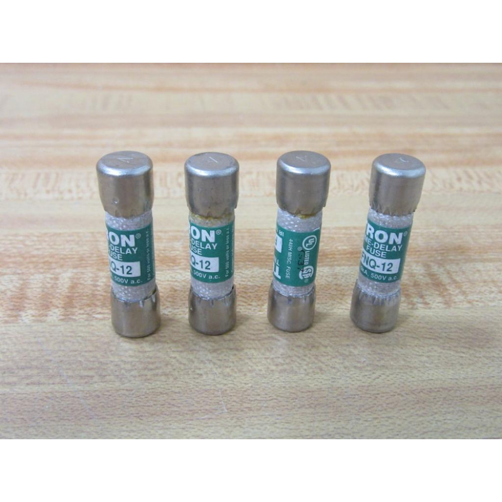 Cooper  Bussmann FNQ-12 Tron Fuse FNQ12 (Pack of 4) - New No Box