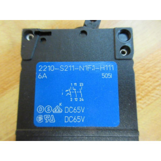 ETA 2210-S211-N1F1-H111-6A Circuit Breaker 1P 6A - New No Box