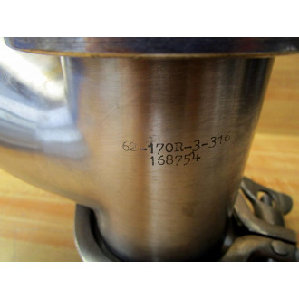 Tri Clover 62-170R-3-316 Sanitary Fitting 168754 - New No Box Tri Clover 62-170R-3-316 Sanitary Fitting 168754 - New No Box