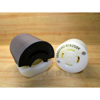 Hubbell 30A 600VAC 30A 250V Twist-Lock Plug 30A600VAC30A250V - New No Box