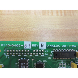 Hardy 0535-0406-01 Analog Out PWA 0535040601 Rev.F - Used